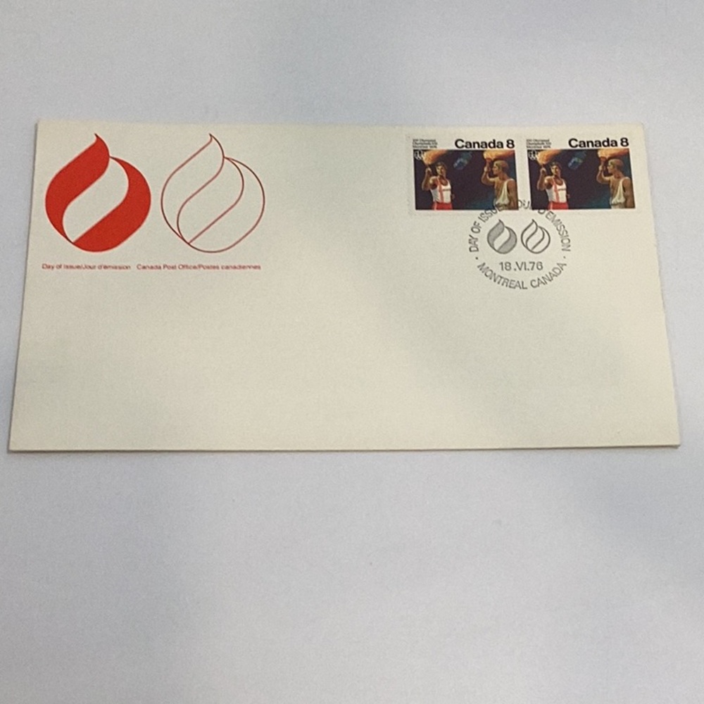 🌺 Vintage Canadian Olympic Stamps Collection 1976 - Picture 8 of 9